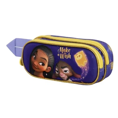 Afbeelding van Karactermania Wish Star dubbel etui 3D lila 22 x 9,5 cm, lila, één maat, met dubbele ster, Lila., ster