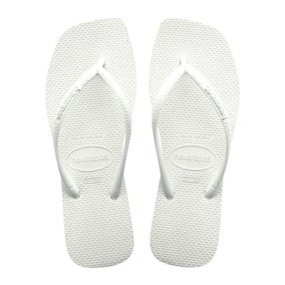 Afbeelding van Havaianas SLIM Square Teensandalen, Maat: 41 42, White Kunststof