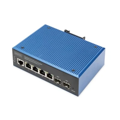 Afbeelding van Digitus DN 651155 Industrial Ethernet Switch 4 x 2 poorten 1 GBit/s