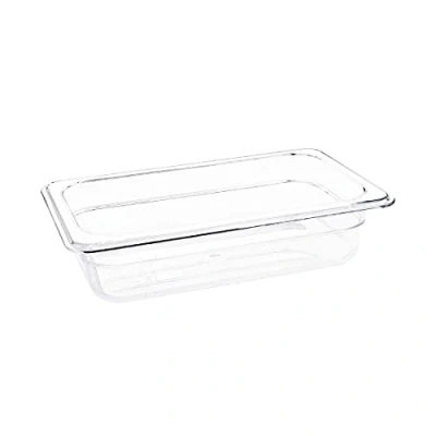 Afbeelding van Vogue polycarbonaat bak transparant GN 1/4 65mm