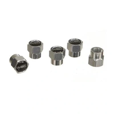 Image de Wrc 5 bouchons de valves aluminium noir