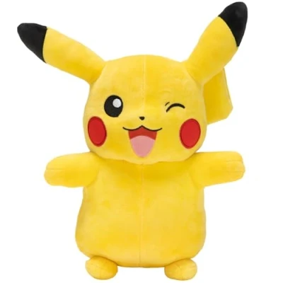 Image de Peluche Pokémon Pikachu 30 cm Jaune