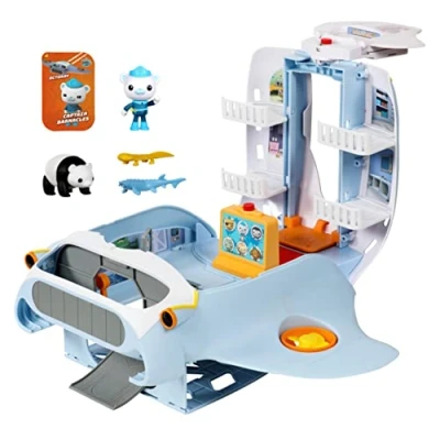 Afbeelding van Octonauts 61128 Above &amp; Beyond Octoray transformerende speelset, 7 delig, 18+ lichten en geluiden, meerkleurig