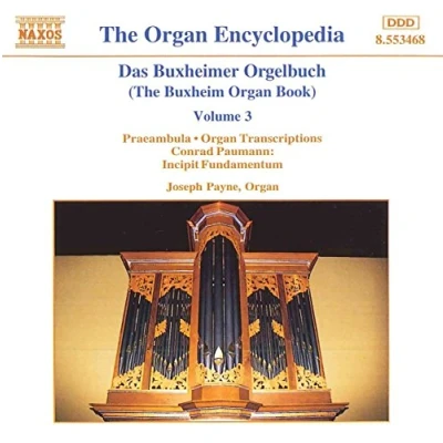 Afbeelding van Das Buxheimer Orgelbuch Vol 3 / Joseph Payne