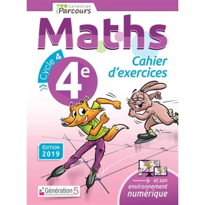 Image de Cahier d&#039;exercices iParcours maths 4e (2019)