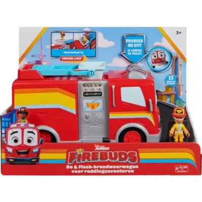 Afbeelding van Disney Firebuds Interactieve Brandweerwagen Bo En Flash 1 stuk