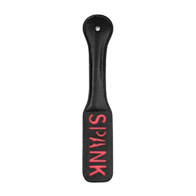 Afbeelding van Shots Ouch! Paddle Tekst Spank Zwart