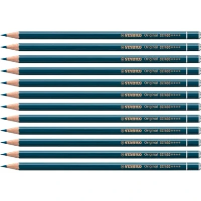 Afbeelding van STABILO Originele kleurpotloden, 12 stuks, turquoise blauw