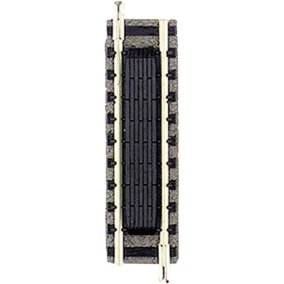 Afbeelding van N Fleischmann Piccolo (met ballastbed) 9115 Rechte rails, Schakelcontact 55.5 mm 2 stuk(s)