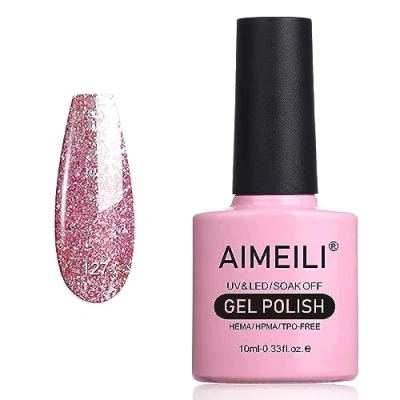 Afbeelding van AIMEILI Semi permanente nagellak zonder HEMA, 10 ml, uv, led, soak off 127
