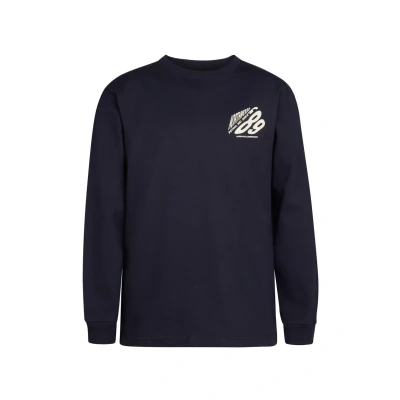 Afbeelding van Petrol Industries Graphic Mammoth Longsleeve voor kinderen, Maat: 116, Royal navy