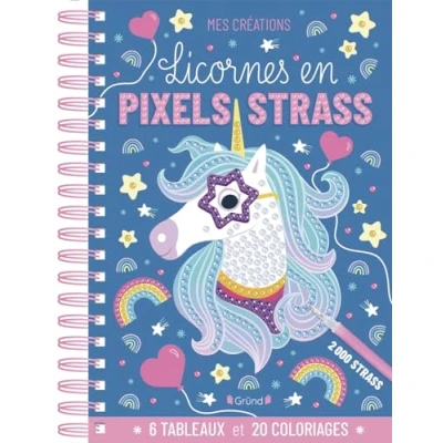 Afbeelding van LICORNES EN PIXEL STRASS (1 STYLET + 2000 STRASS)