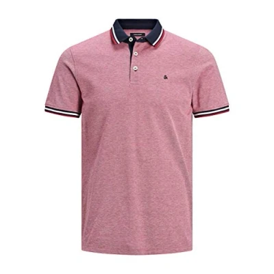 Afbeelding van Jack &amp; Jones Jjepaulos Ss Poloshirt voor heren, Rood, XL