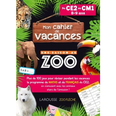 Image de Cahier de vacances UNE SAISON AU ZOO CE2 CM1