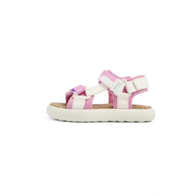 Afbeelding van Camper Pelotas Flota Outdoorsandalen voor kinderen, Maat: 27, Rosa weiß Textiel