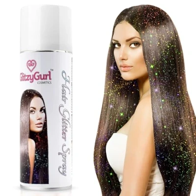 Afbeelding van Glitter haarspray 125 ml (regenboogmix)