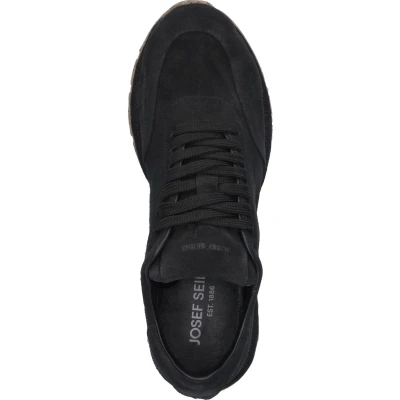 Afbeelding van Josef Seibel Adriana Sneakers laag, Dames, Maat: 40, Schwarz Veloursleer