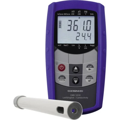 Afbeelding van Greisinger GMH 5430 425 Set Combimeter Geleidingsvermogen, Saliniteit, Total dissolved solids (TDS), Temperatuur