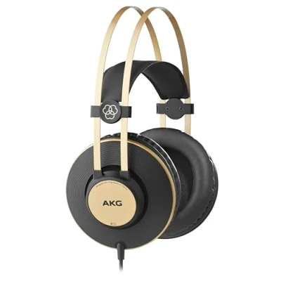 Image de AKG K92 Casque de surveillance puissant et léger avec dos fermé Noir