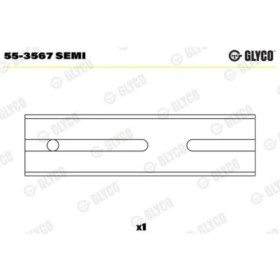 Afbeelding van Glyco Zuigerpenbus 55 3567 SEMI