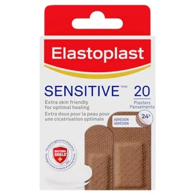 Afbeelding van Elastoplast Sensitive Dressing 20 Verbanden (Kleur : Bruin)