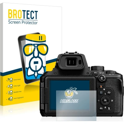 Afbeelding van BROTECT Screenprotector voor Nikon Coolpix P950 Folie Beschermfolie Beschermglas transparant