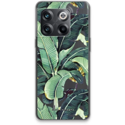 Afbeelding van Case Company® hoesje geschikt voor OnePlus 10T Bananenbladeren Soft Cover Telefoonhoesje Bescherming aan alle Kanten en Schermrand
