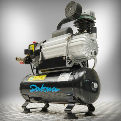 Afbeelding van Airpress Compressor L 6 105 8 bar 10 kg 0,6 pk Olievrij l/min 2 Cilinders 46,5 x 17 49 cm 66 dB(A) Ketelinhoud: Blauw