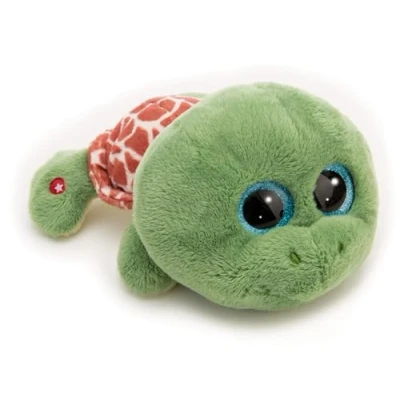 Afbeelding van GLUBSCHIS Schildpad Marmi pluche dier, 25 cm, groen, zacht pluche, schattig dier om te knuffelen, spelen, voor kinderen en volwassenen, een geweldig cadeau idee