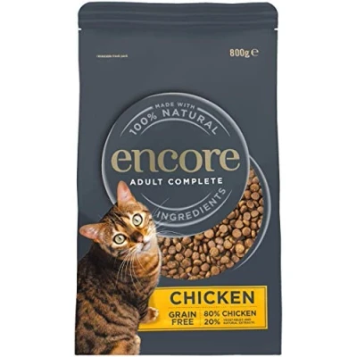 Afbeelding van 800g Encore Cat kip droog kattenvoer