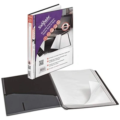 Afbeelding van Snopake Presentatieboek, 60 hoesjes, A4, zwart