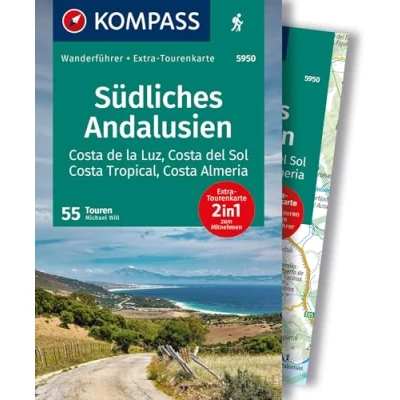 Afbeelding van KOMPASS Wanderführer Südliches Andalusien, Costa de la Luz, del Sol, Tropical und Almeria