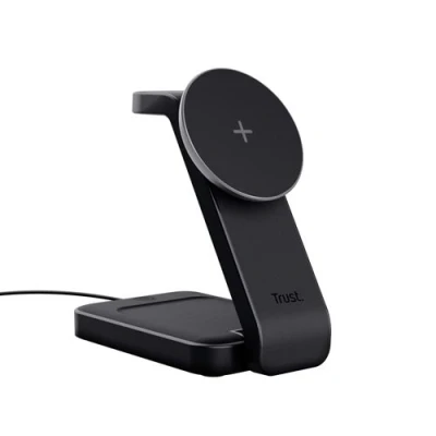 Image de Trust Viro 3 In 1 Chargeur Sans Fil 15W Noir