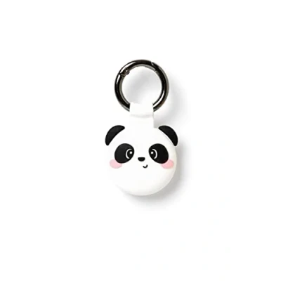 Image de Legami Key Ring For Airtag Schlüsselanhänger für AirTag, 3,8 x 5 cm, aus Silikon und Metall, schützt ohne das Signal Unisex Erwachsene, Panda, Taglia unica, Casual, ATA0001, Einheitsgröße