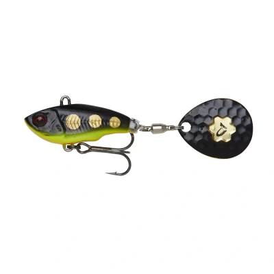 Image de Savage Gear Fat Tail Spin 5.5cm 9gr Sinking Black Magic Cuiller tournante