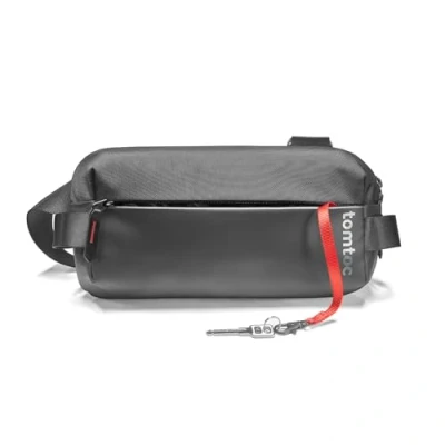 Afbeelding van tomtoc Schoudertas voor mannen en vrouwen, kleine rugzak van 20 cm, lichte, moderne waterdichte schoudertas, tas wandelen, reizen, werk, sportschool, sport