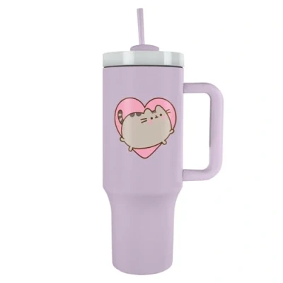 Afbeelding van PUSHEEN Heart 40oz/1200ML Tumbler Drinfles Double Wall