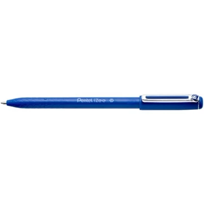 Afbeelding van Pentel BX460 C IZee balpen met metalen kap, lijndikte 0,5 mm, blauw, 12 stuks