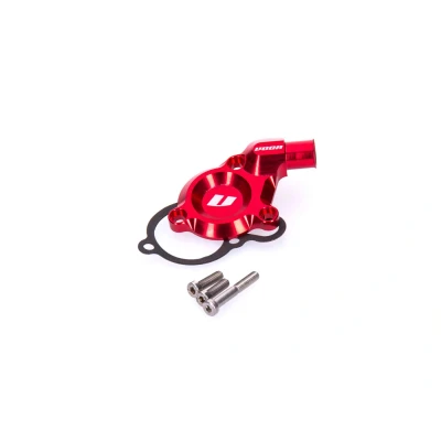 Afbeelding van Waterpomp Deksel Voca CNC Rood Derbi Euro 3