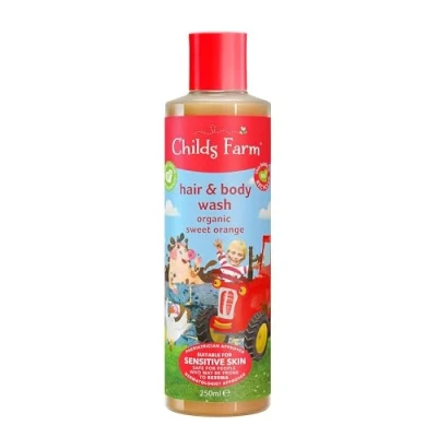 Afbeelding van Childs Farm Biologische lichaams en haargel, zacht oranje, 250 ml