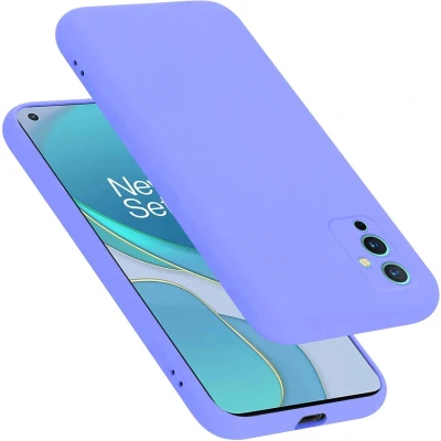Afbeelding van Cadorabo Hoesje geschikt voor OnePlus 9 in LIQUID LICHT PAARS Beschermhoes gemaakt van flexibel TPU silicone Case Cover