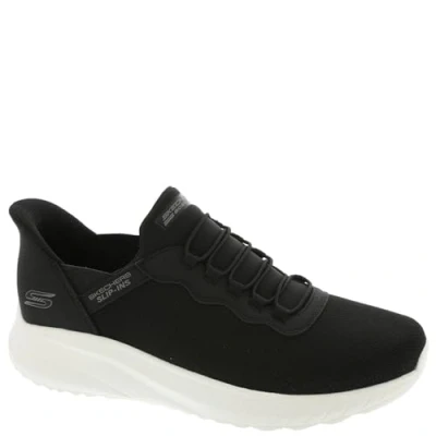 Afbeelding van Skechers Bobs Squad Chaos Daily Hype Slip on Heren, Black Knit White Trim