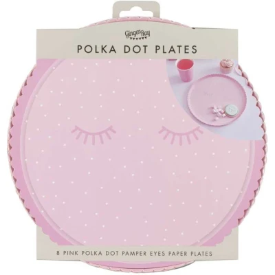 Afbeelding van Polka Dot Roze 8 stuks