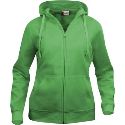 Afbeelding van Basic hoody full zip ds grasgroen xl