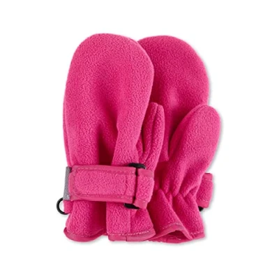 Afbeelding van Sterntaler Microfleece wanten, waterafstotend materiaal met elastische pols en klittenbandsluiting, leeftijd 2 3 jaar, maat 2, magenta, Magenta