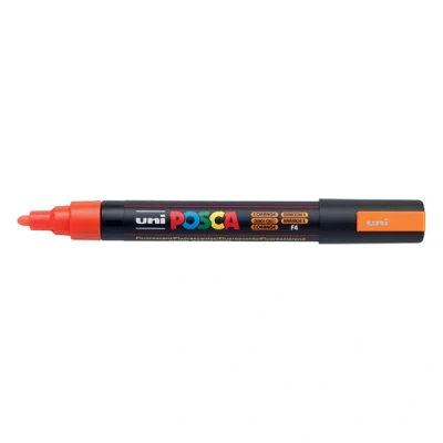 Image de Marqueur Posca Pointe conique moyenne Orange fluo