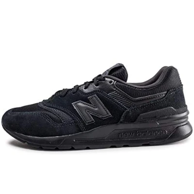 Afbeelding van New Balance 997H Unisex Sneakers laag, Maat: 42, Black Leer en textiel