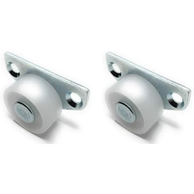 Afbeelding van cyclingcolors 2 x bedwielen, stijf, glad, 30 mm, belasting, 40 kg, lade, kast, uittrekbed, staal, kunststof