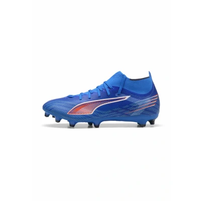 Afbeelding van ULTRA 6 MATCH+ FG/AG uniseks voetbalschoenen, Blauw/Zwart/Wit, Maat 47 PUMA