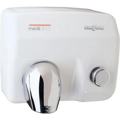 Afbeelding van Handendroger Mediclinics E88, wit drukknop, 29 seconden, 2250 W